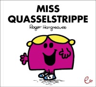 Cover-Bild zum Titel 'Miss Quasselstrippe' von 'Roger Hargreaves'