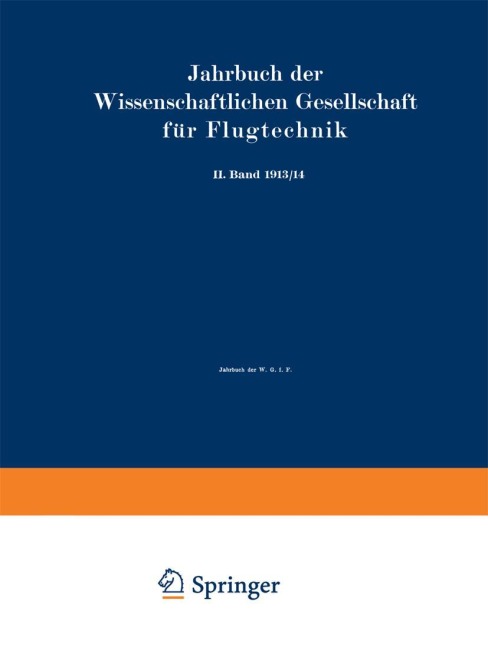 Jahrbuch der Wissenschaftlichen Gesellschaft für Flugtechnik - Wissenschaftliche Gesellschaft Für Flugtechnik