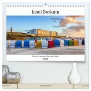 Cover-Bild zum Titel 'Insel Borkum - Ein Jahr zwischen Wind und Wellen (hochwertiger Premium Wandkalender 2026 DIN A2 quer), Kunstdruck in Hochglanz' von 'Constantin Ticu'