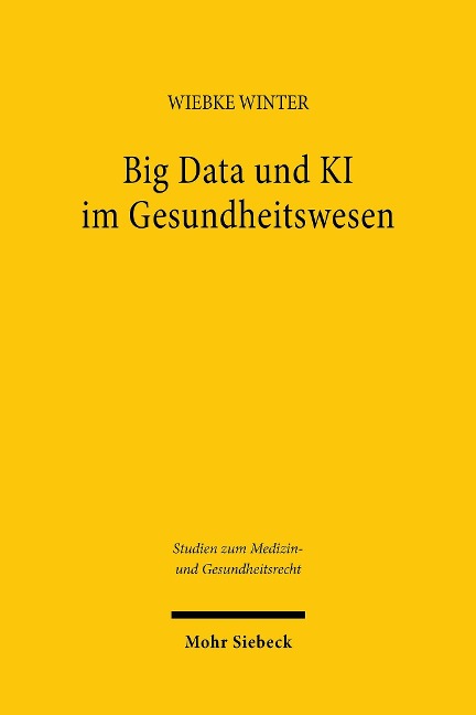 Big Data und KI im Gesundheitswesen - Wiebke Winter