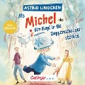 Cover-Bild zum Titel 'Als Michel den Kopf in die Suppenschüssel steckte' von 'Astrid Lindgren, Dieter Faber, Georg Riedel'
