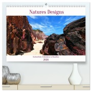 Cover-Bild zum Titel 'Natures-Designs - farbenfrohe Felsküsten in Brasilien (hochwertiger Premium Wandkalender 2026 DIN A2 quer), Kunstdruck in Hochglanz' von 'Stefanie Steiner'