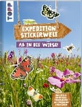 Cover-Bild zum Titel 'Expedition Stickerwelt - Ab in die Wiese!' von ''