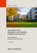 Cover-Bild zum Titel 'Taschenbuch für Gemeinde- und Stadträte in Baden-Württemberg' von 'Herbert O. Zinell, Luisa Pauge'