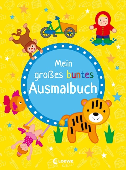 Mein großes buntes Ausmalbuch (Tiger) - 