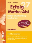 Cover-Bild zum Titel 'Erfolg im Mathe-Abi 2027, 168 Lernkarten Basisfach Allgemeinbildendes Gymnasium Baden-Württemberg' von 'Helmut Gruber, Robert Neumann'