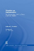 Cover-Bild zum Titel 'Thiselton on Hermeneutics' von 'Anthony C. Thiselton'