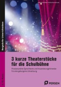 Cover-Bild zum Titel '3 kurze Theaterstücke für die Schulbühne' von 'Hristina Kuzmanovska, Matthias Schröder'