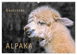 Cover-Bild zum Titel 'Alpaka Gesichter (Wandkalender 2026 DIN A2 quer), CALVENDO Monatskalender' von 'Peter Roder'
