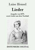 Cover-Bild zum Titel 'Lieder' von 'Luise Hensel'