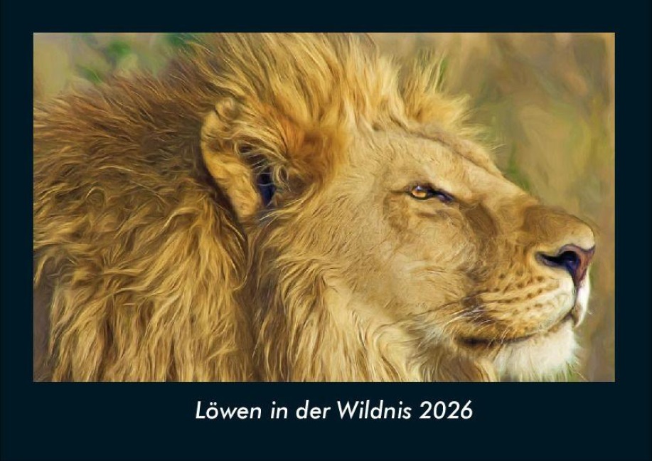 Löwen in der Wildnis 2026 Fotokalender DIN A4 - Tobias Becker