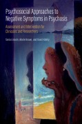 Cover-Bild zum Titel 'Psychosocial Approaches to Negative Symptoms in Psychosis' von ''