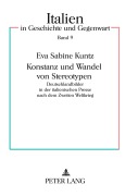 Cover-Bild zum Titel 'Konstanz und Wandel von Stereotypen' von 'Eva Sabine Kuntz'