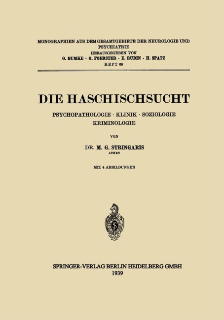 Die Haschischsucht - Michael G. Stringaris