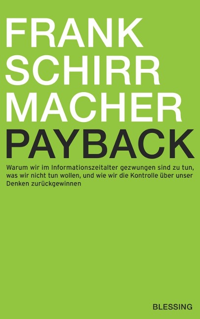 Payback - Frank Schirrmacher