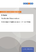 Cover-Bild zum Titel 'Stockender Warenverkehr' von 'R. Reuter'