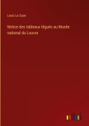 Cover-Bild zum Titel 'Notice des tableaux légués au Musée national du Louvre' von 'Louis La Caze'