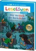 Cover-Bild zum Titel 'Leselöwen 2. Klasse - Das Versteck der Bankräuber' von 'Christoph Dittert'