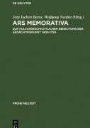Cover-Bild zum Titel 'Ars memorativa' von ''