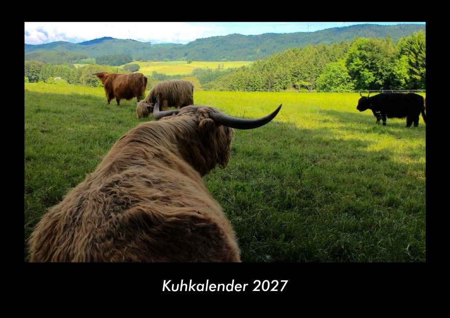 Kuhkalender 2027 Fotokalender DIN A3 - Tobias Becker