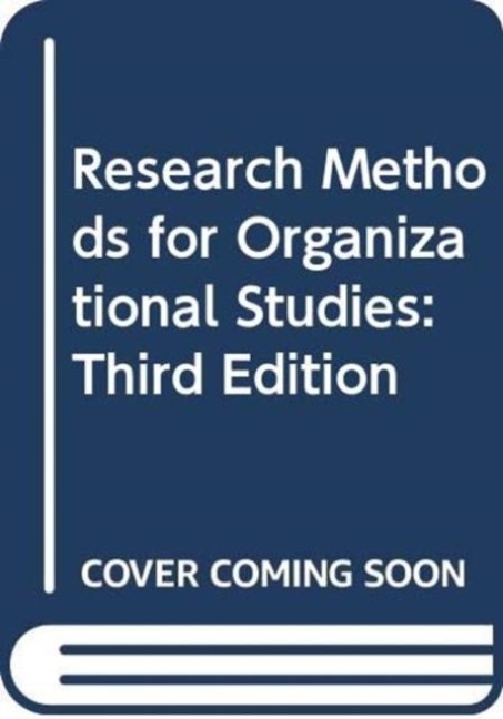 Research Methods for Organizational Studies - Charlie O. Trevor, Donald P. Schwab