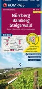 Cover-Bild zum Titel 'KOMPASS Fahrradkarte 3328 Nürnberg, Bamberg, Steigerwald 1:70.000' von ''