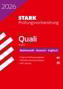 Cover-Bild zum Titel 'STARK Mathematik, Deutsch, Englisch 9. Klasse - Quali Mittelschule 2026 Bayern - Prüfungsvorbereitung' von ''