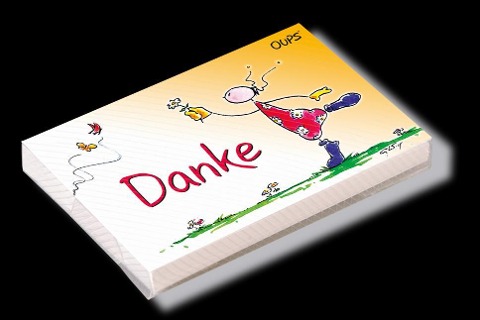 Oups Kärtchenbox - Danke - Kurt Hörtenhuber