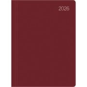 Cover-Bild zum Titel 'Taschenkalender bordeaux 2026 - Bürokalender 10,2x14,2 - 1 Tag auf 1 Seite - flexibler Kunststoffeinband - Stundeneinteilung 7 - 19 Uhr - 610-1011' von ''