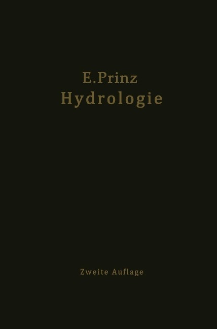 Handbuch der Hydrologie - E. Prinz