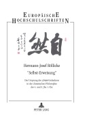 Cover-Bild zum Titel 'Selbst-Erweisung' von 'Hermann-Josef Röllicke'
