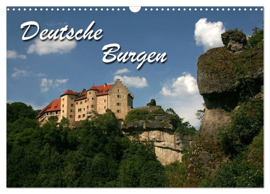 Deutsche Burgen (Wandkalender 2027 DIN A3 quer), CALVENDO Monatskalender - Martina Berg