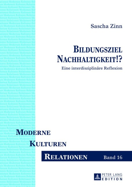 Bildungsziel Nachhaltigkeit!? - Sascha Zinn