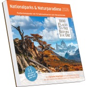 Nationalparks und Naturparadiese Postkartenkalender - 