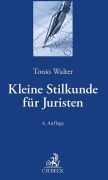 Cover-Bild zum Titel 'Kleine Stilkunde für Juristen' von 'Tonio Walter'