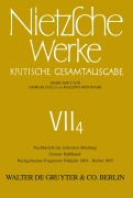 Cover-Bild zum Titel 'Nietzsche Werke, Band 4.2, Nachgelassene Fragmente Frühjahr 1884 - Herbst 1885' von 'Friedrich Nietzsche'