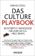 Cover-Bild zum Titel 'Das Culture Playbook' von 'Daniel Coyle'