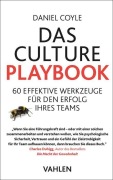 Cover-Bild zum Titel 'Das Culture Playbook' von 'Daniel Coyle'