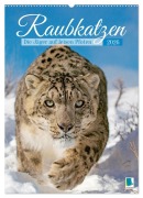 Raubkatzen: Die Jäger auf leisen Pfoten (Wandkalender 2026 DIN A2 hoch), CALVENDO Monatskalender - Calvendo Calvendo