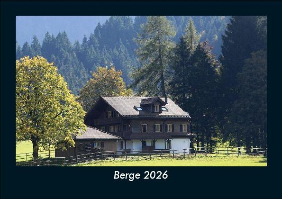 Berge 2026 Fotokalender DIN A5 - Tobias Becker