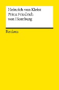 Cover-Bild zum Titel 'Prinz Friedrich von Homburg' von 'Heinrich von Kleist'