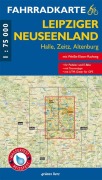 Cover-Bild zum Titel 'Fahrradkarte Leipziger Neuseenland 1:75.000' von ''