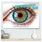 Cover-Bild zum Titel 'Iris Kunstkalender - Die faszinierende Welt der magischen Augen (hochwertiger Premium Wandkalender 2026 DIN A2 quer), Kunstdruck in Hochglanz' von 'Mb Fotografie'