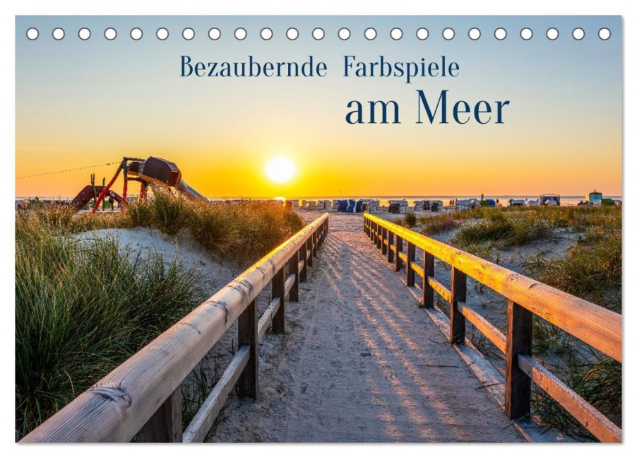 Bezaubernde Farbspiele am Meer (Tischkalender 2026 DIN A5 quer), CALVENDO Monatskalender - Andrea Dreegmeyer