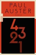 Cover-Bild zum Titel '4 3 2 1 (4321)' von 'Paul Auster'