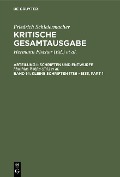 Cover-Bild zum Titel 'Kleine Schriften 1786 - 1833' von ''