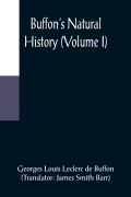 Cover-Bild zum Titel 'Buffon's Natural History (Volume I)' von 'Georges Louis Leclerc de Buffon'