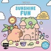 Cover-Bild zum Titel 'Sunshine Fun - Cozy Ausmalbuch zum Entspannen und Träumen' von 'Becky Castañeda'