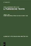 Cover-Bild zum Titel 'Martin Luthers Deutsche Messe 1526' von 'Martin Luther'