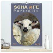 Scharfe Portraits (hochwertiger Premium Wandkalender 2026 DIN A2 hoch), Kunstdruck in Hochglanz - Sabine Löwer